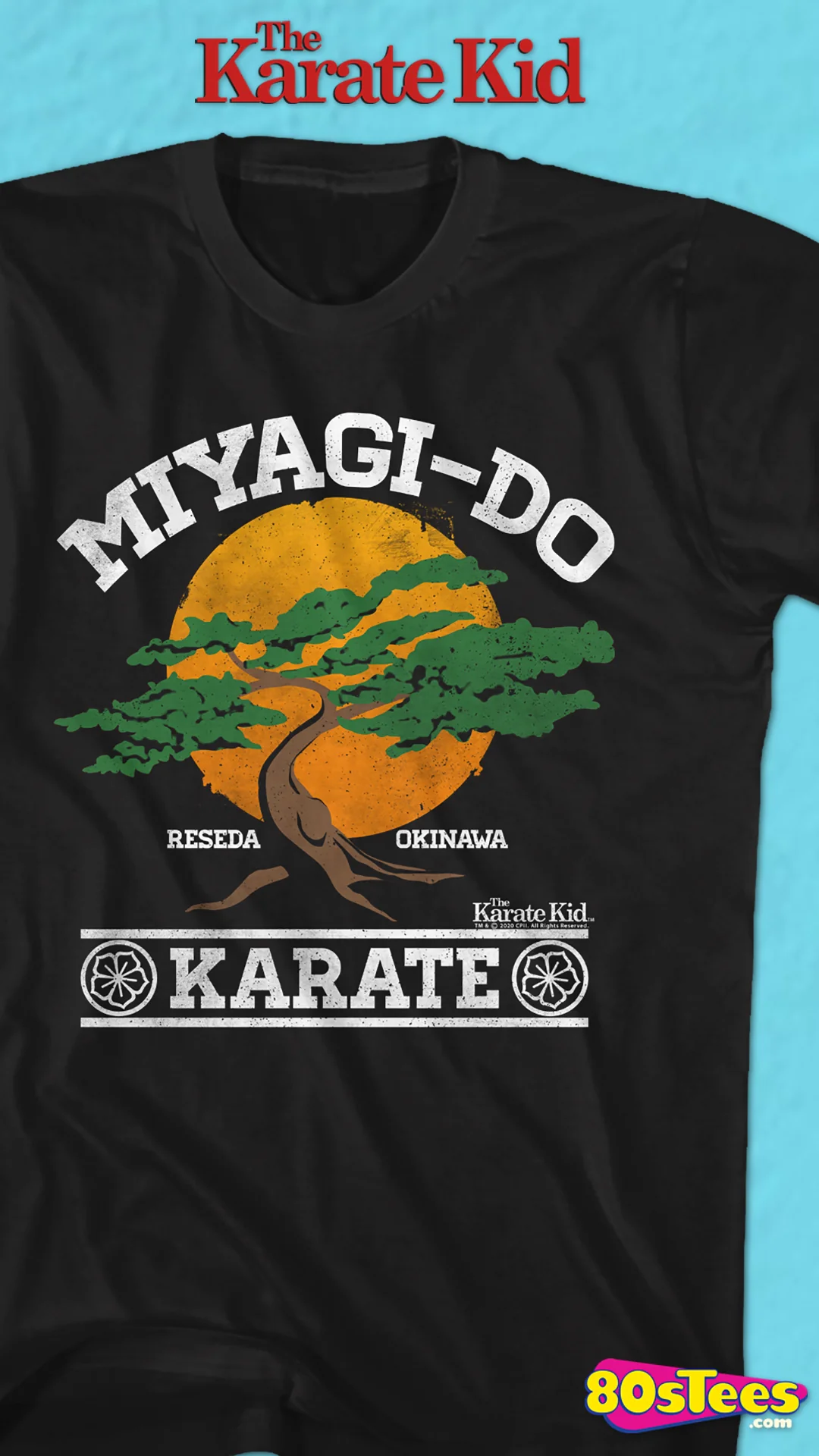 Miyagi-Do Bonsai Logo Karate Kid T-Shirt - Image 7