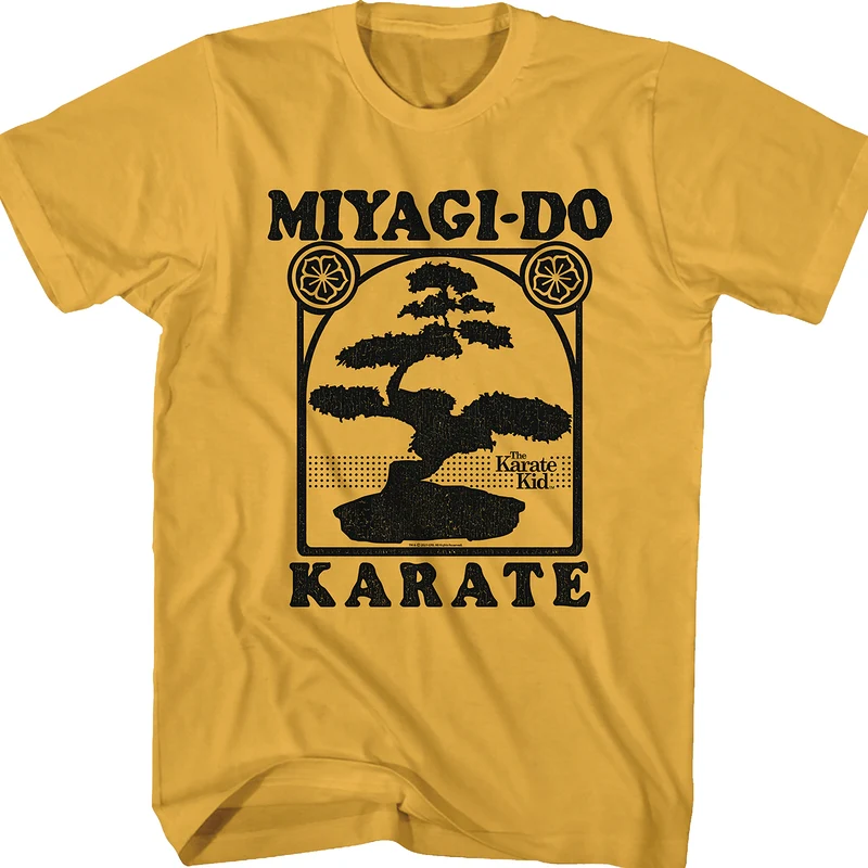Miyagi-Do Bonsai Tree Silhouette Karate Kid T-Shirt