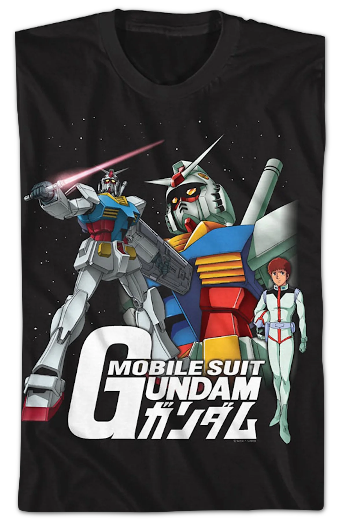 Mobile Suit Collage Gundam T-Shirt - Image 2