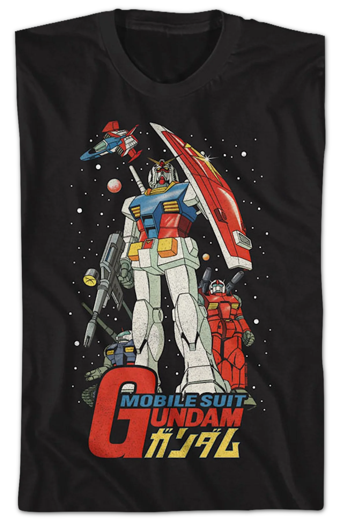 Mobile Suit Poster Gundam T-Shirt - Image 2