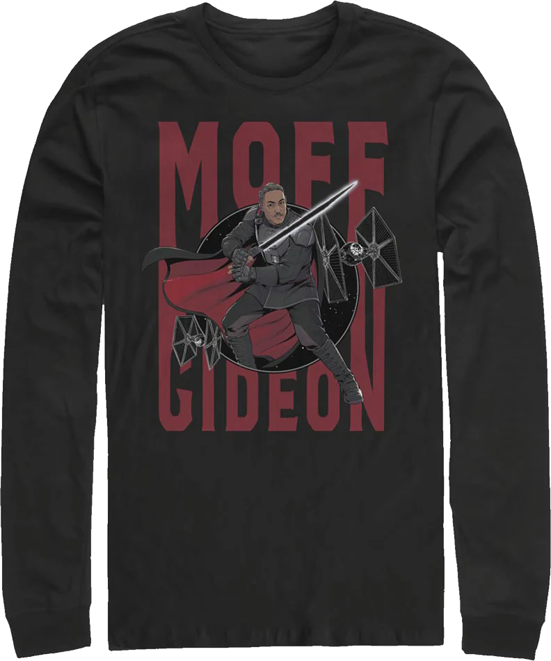 Moff Gideon Action Pose The Mandalorian Star Wars Long Sleeve Shirt