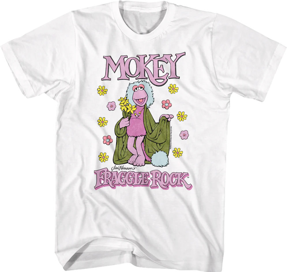 Mokey Flowers Fraggle Rock T-Shirt