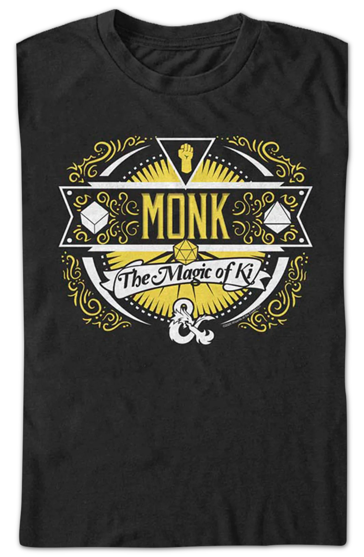 Monk Dungeons & Dragons T-Shirt - Image 2