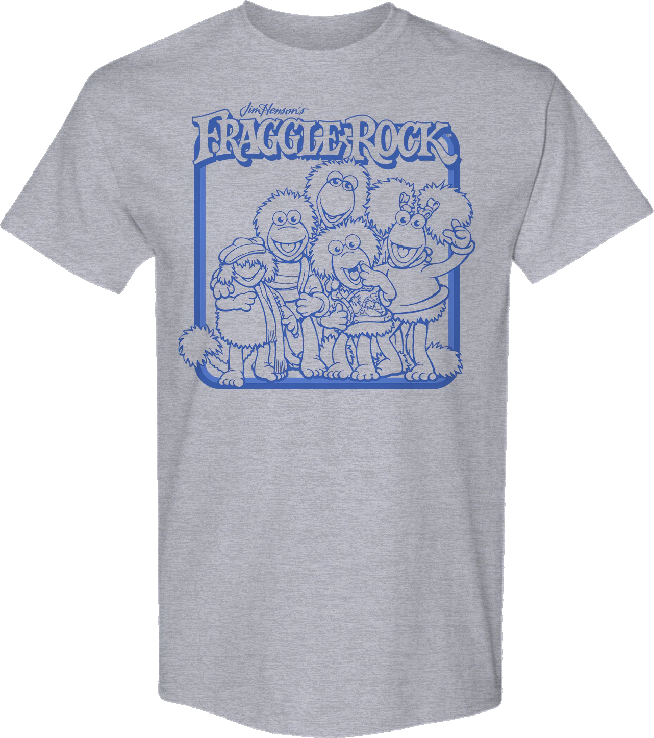 Monochrome Group Photo Fraggle Rock T-Shirt