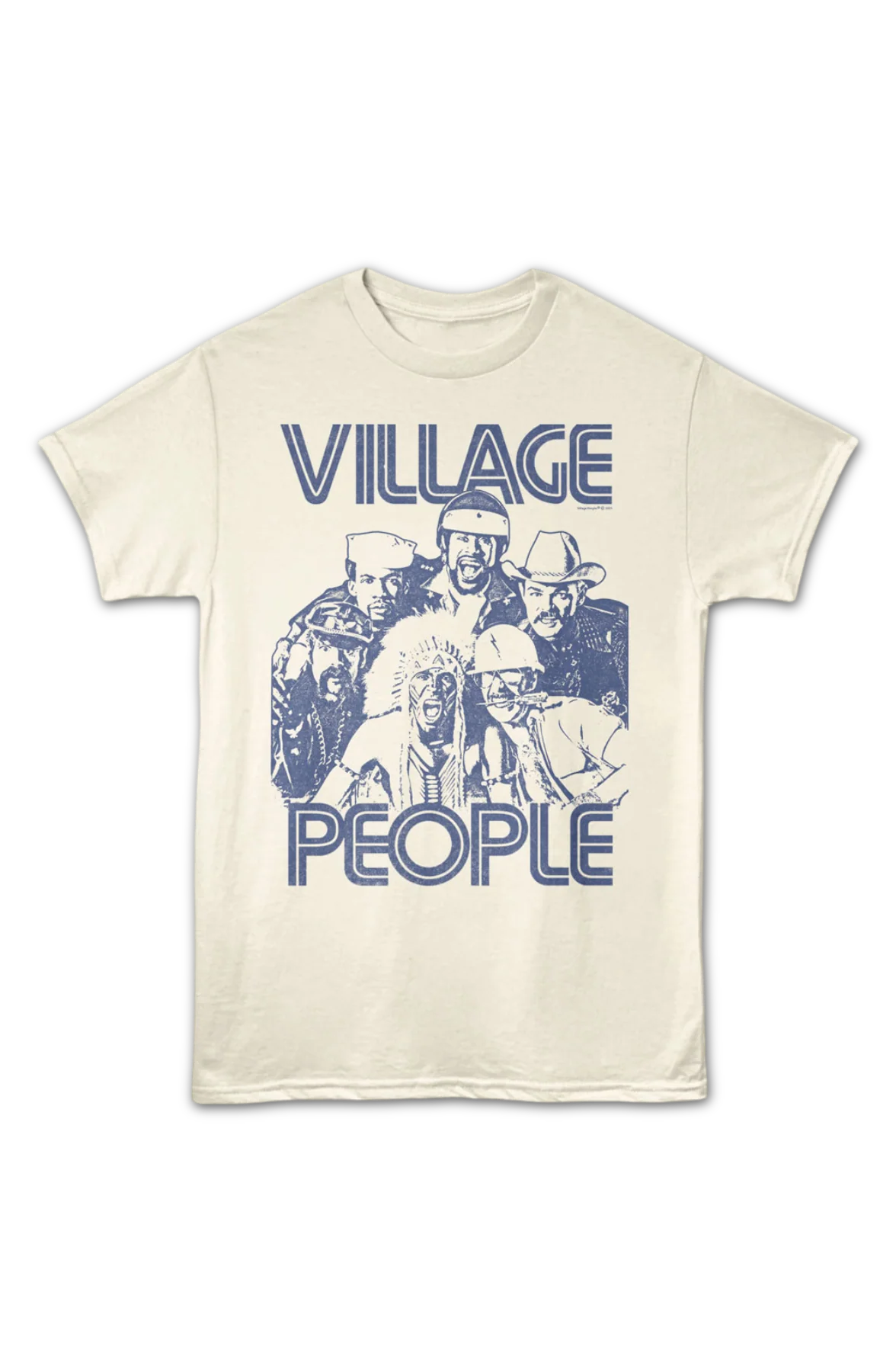 Monochrome Photo Village People T-Shirt - Image 2