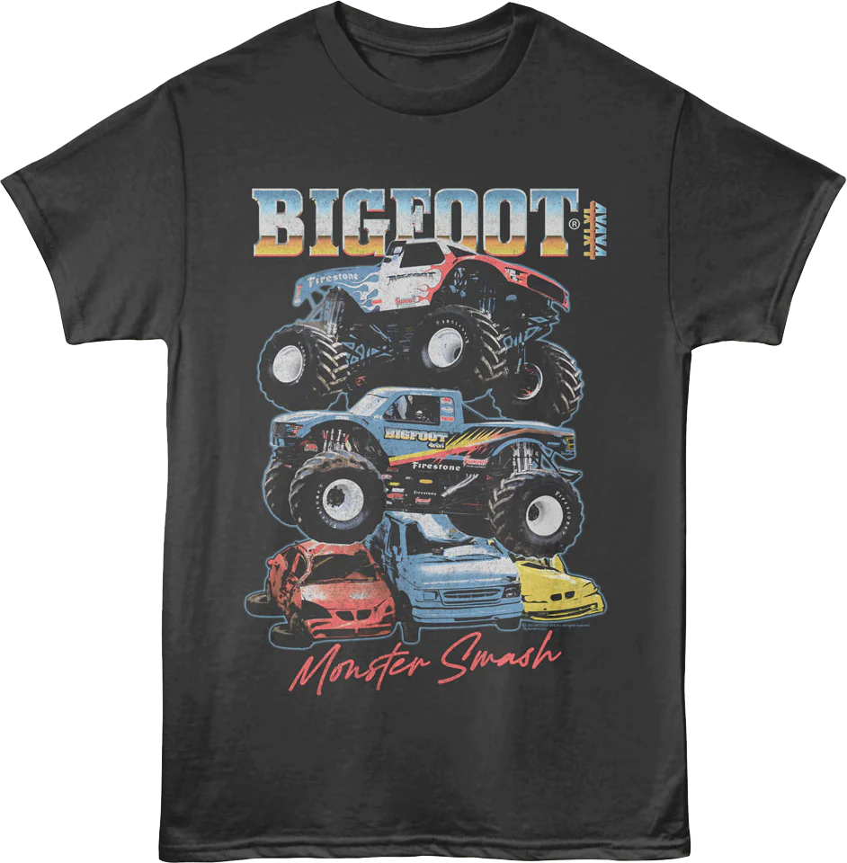 Monster Smash Bigfoot T-Shirt