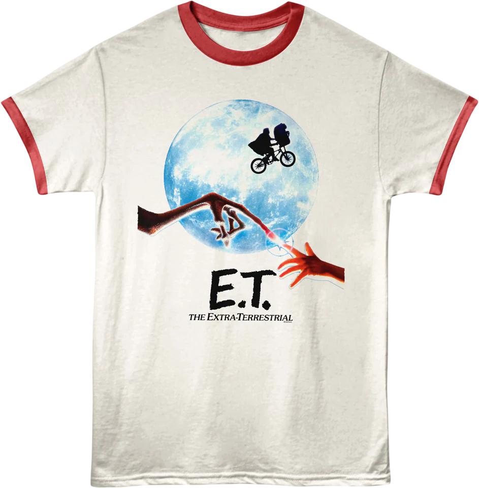 Moon & Fingers E.T. The Extra-Terrestrial Ringer Shirt