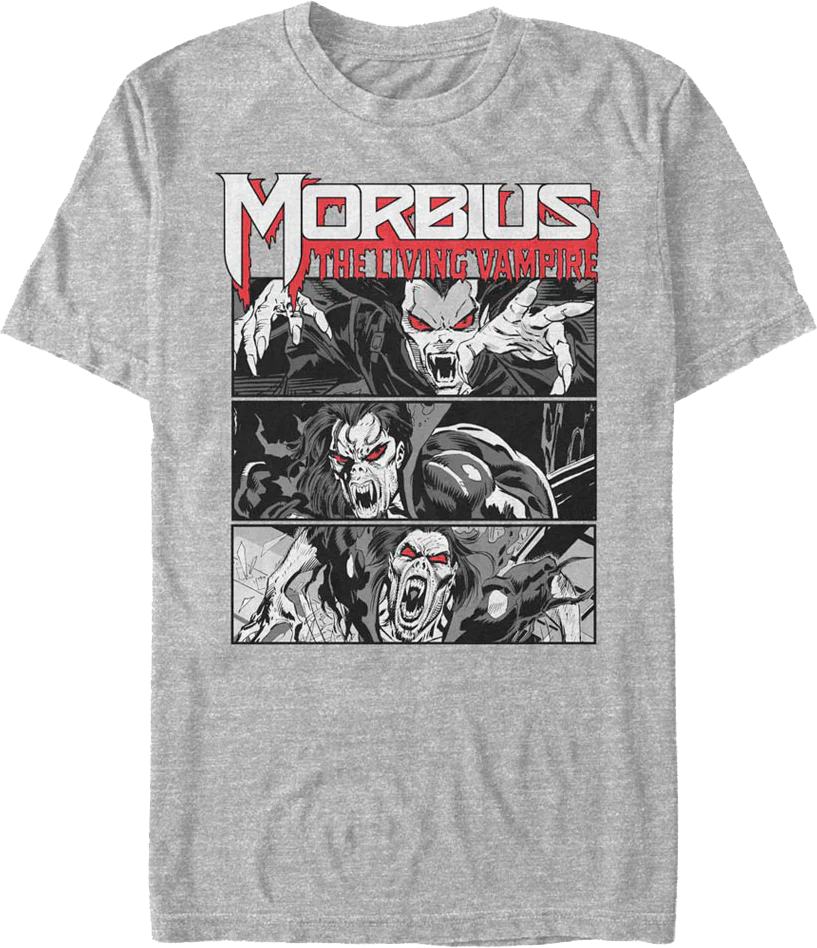 Morbius Comic Book Panels Marvel Comics T-Shirt