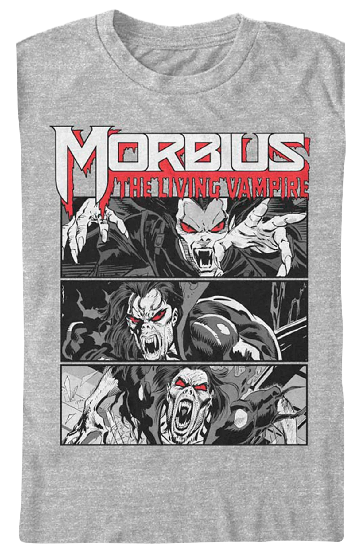 Morbius Comic Book Panels Marvel Comics T-Shirt - Image 2