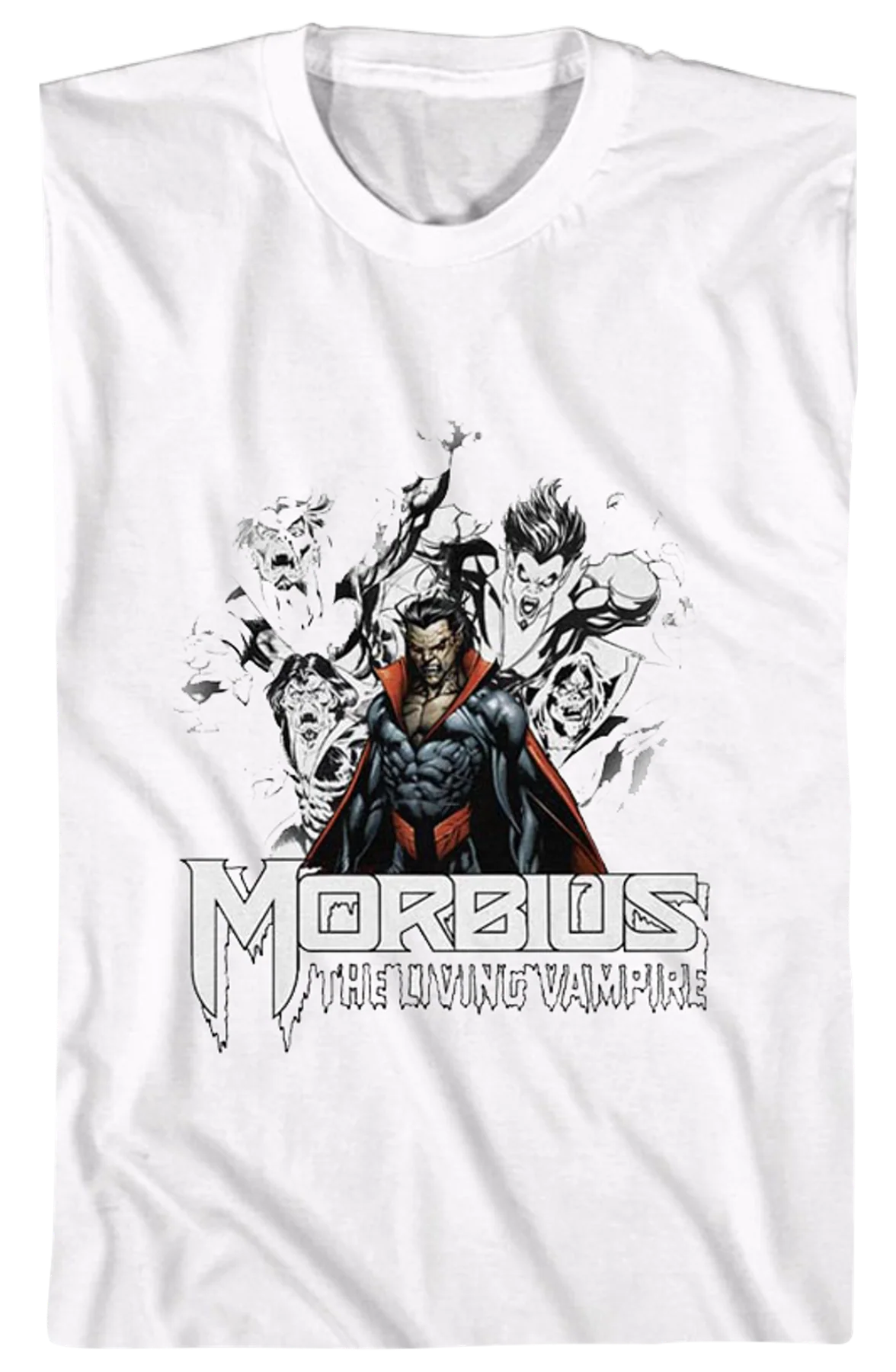 Morbius The Living Vampire Sketches Marvel Comics T-Shirt - Image 2