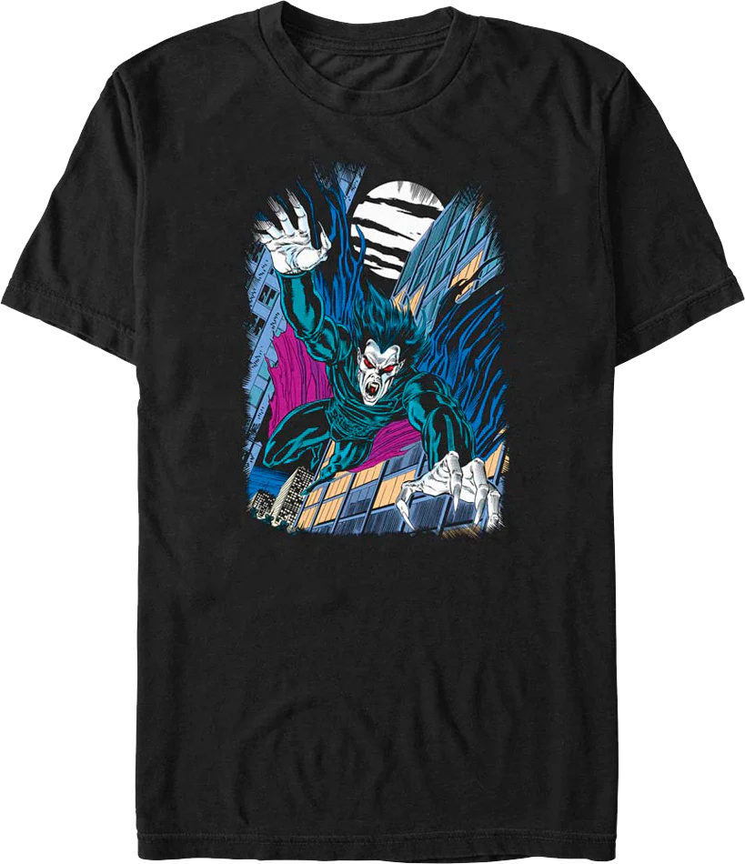 Morbius Vampire Leap Marvel Comics T-Shirt
