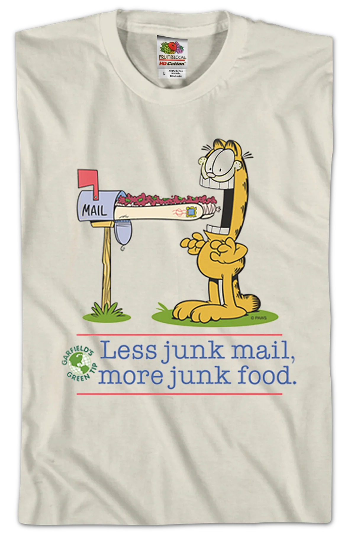 More Junk Food Garfield T-Shirt - Image 2