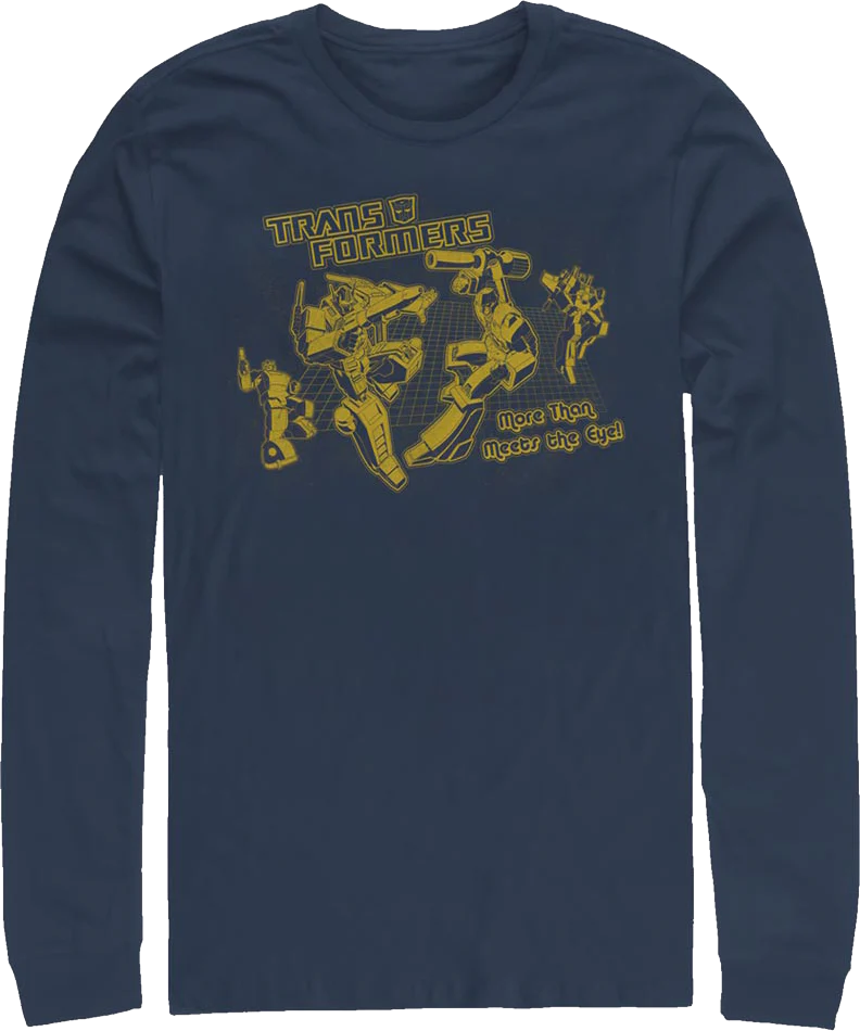More Than Meets The Eye Transformers Long Sleeve Shirt