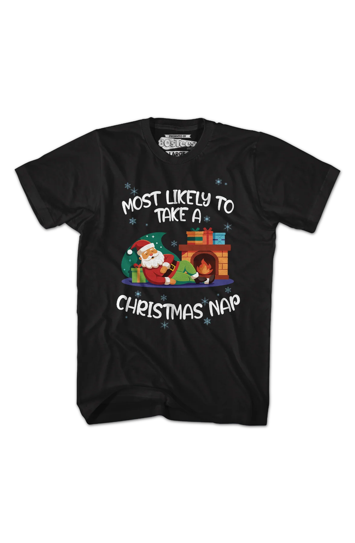 Most Likely To Take A Christmas Nap T-Shirt - Image 2