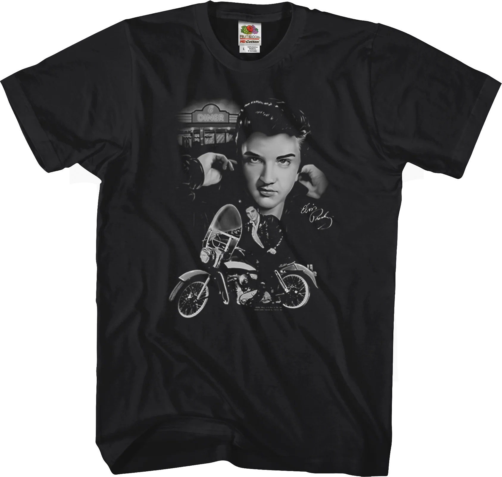 Motorcycle Elvis Presley T-Shirt