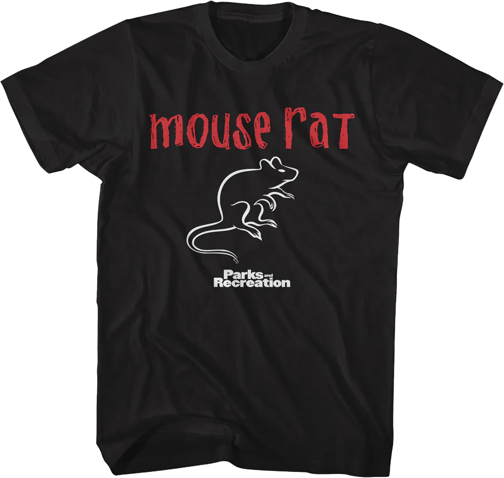 Mouse Rat Logo Parks and Recreation T-Shirt