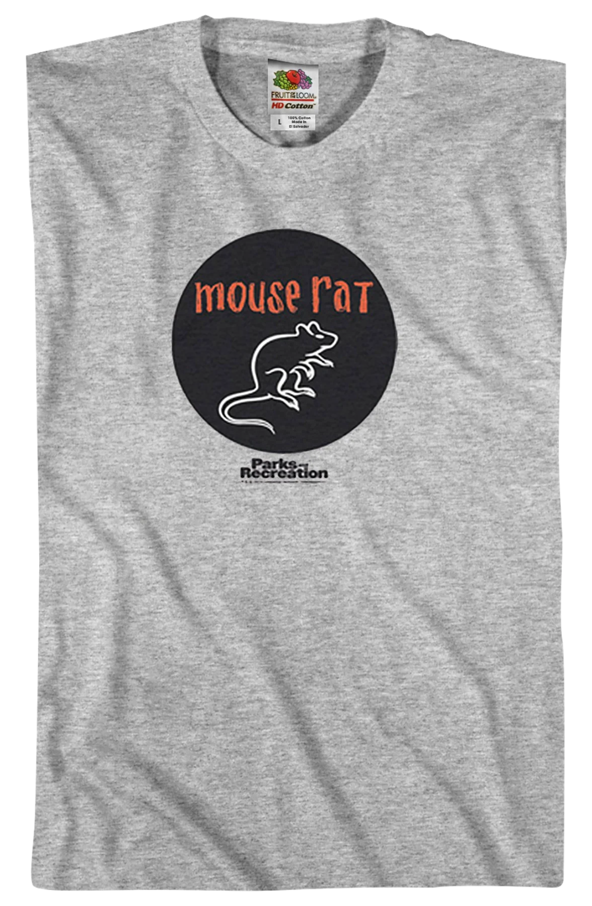 Mouse Rat Parks and Recreation T-Shirt - Image 2