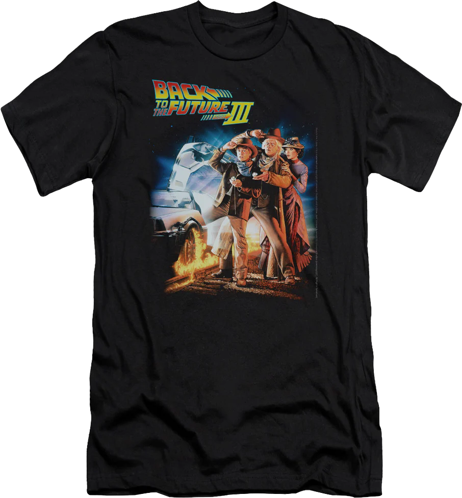 Movie Poster Back To The Future Part III T-Shirt