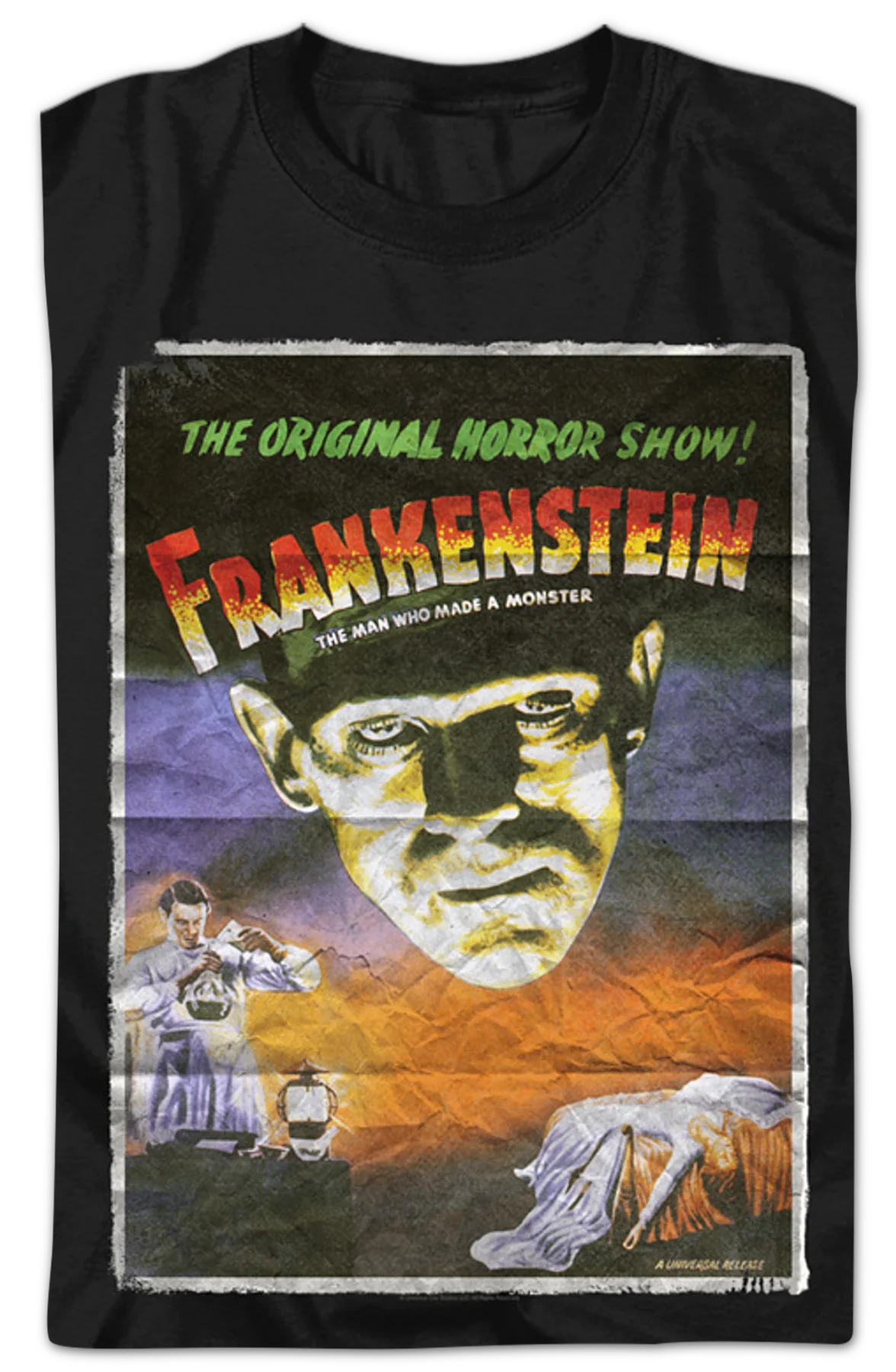 Movie Poster Frankenstein T-Shirt - Image 2