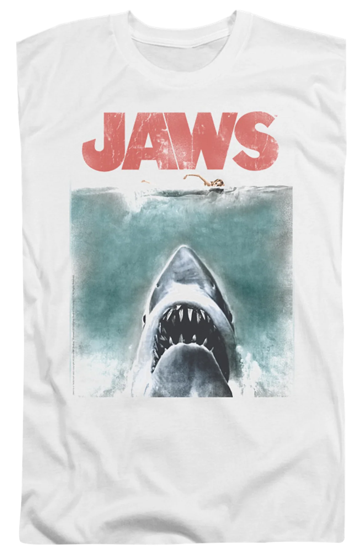 Movie Poster Premium Jaws T-Shirt - Image 2