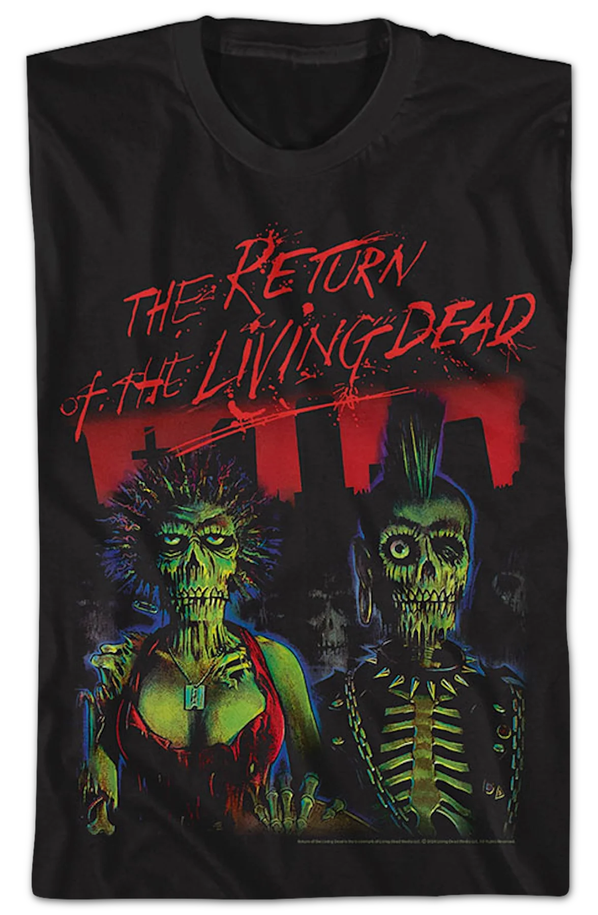 Movie Poster Return Of The Living Dead T-Shirt - Image 2