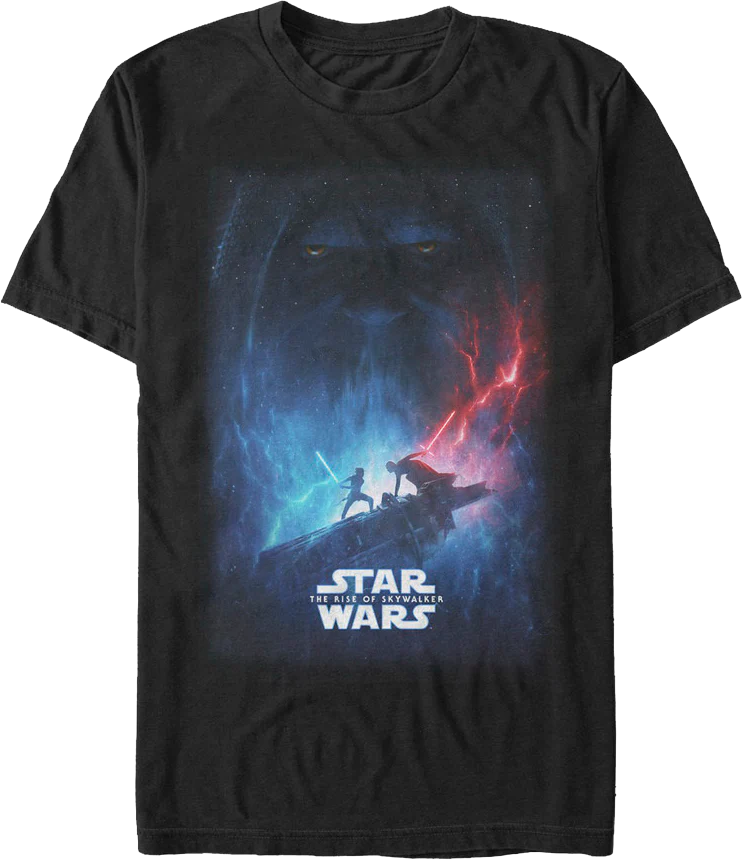 Movie Poster The Rise Of Skywalker Star Wars T-Shirt