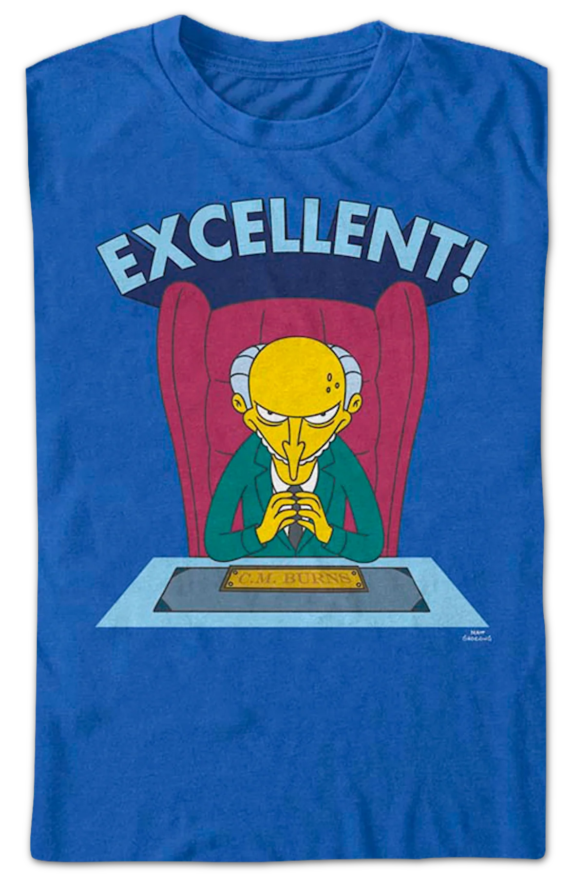 Mr. Burns Excellent Simpsons T-Shirt - Image 2