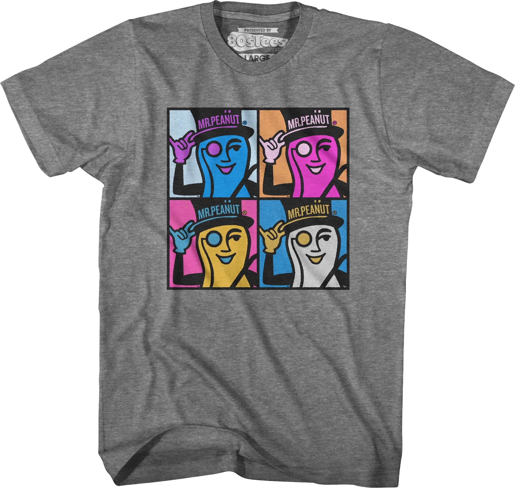 Mr. Peanut Pop Art Planters T-Shirt