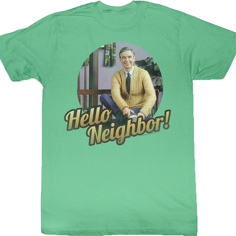 Mr. Rogers Hello Neighbor Photo T-Shirt