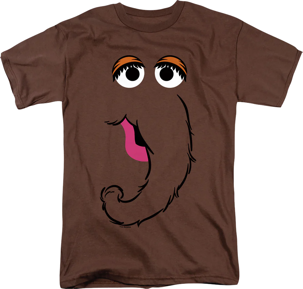 Mr. Snuffleupagus Face Sesame Street T-Shirt