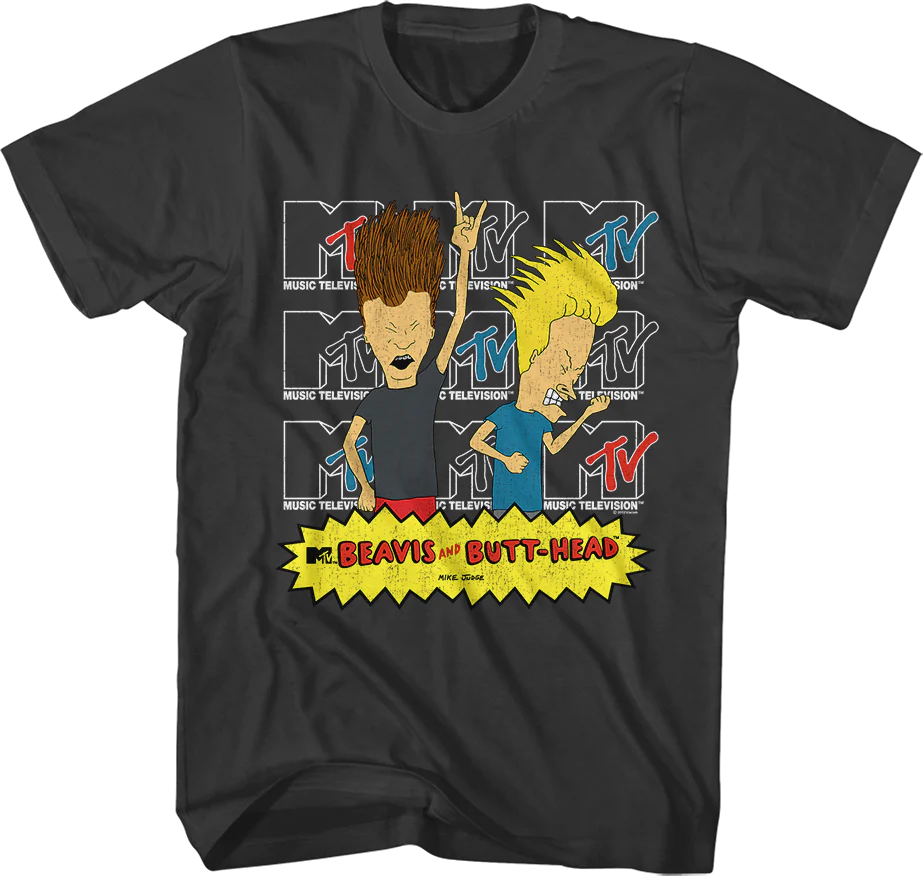 MTV Logos Beavis and Butt-Head T-Shirt