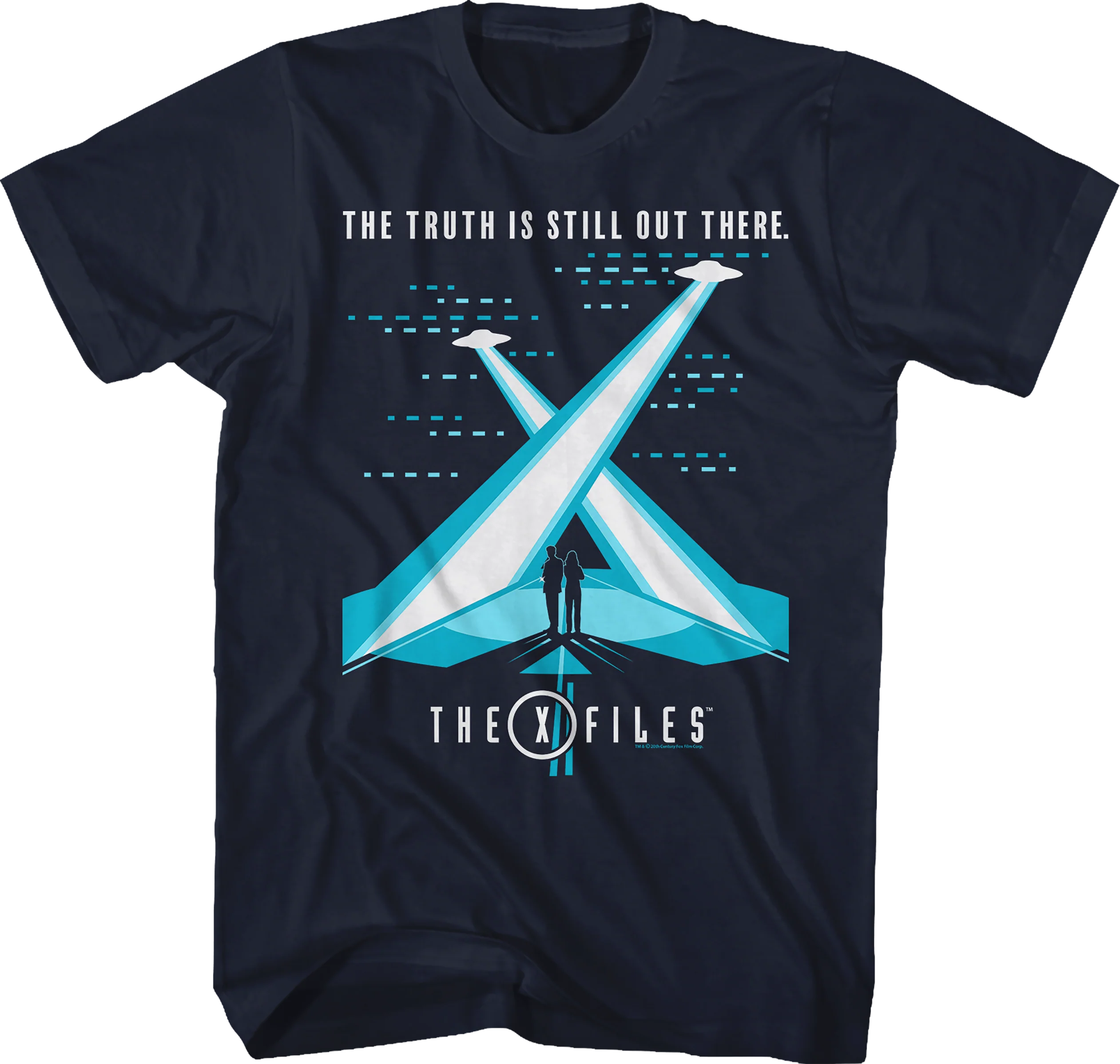 Mulder And Scully Silhouettes X-Files T-Shirt