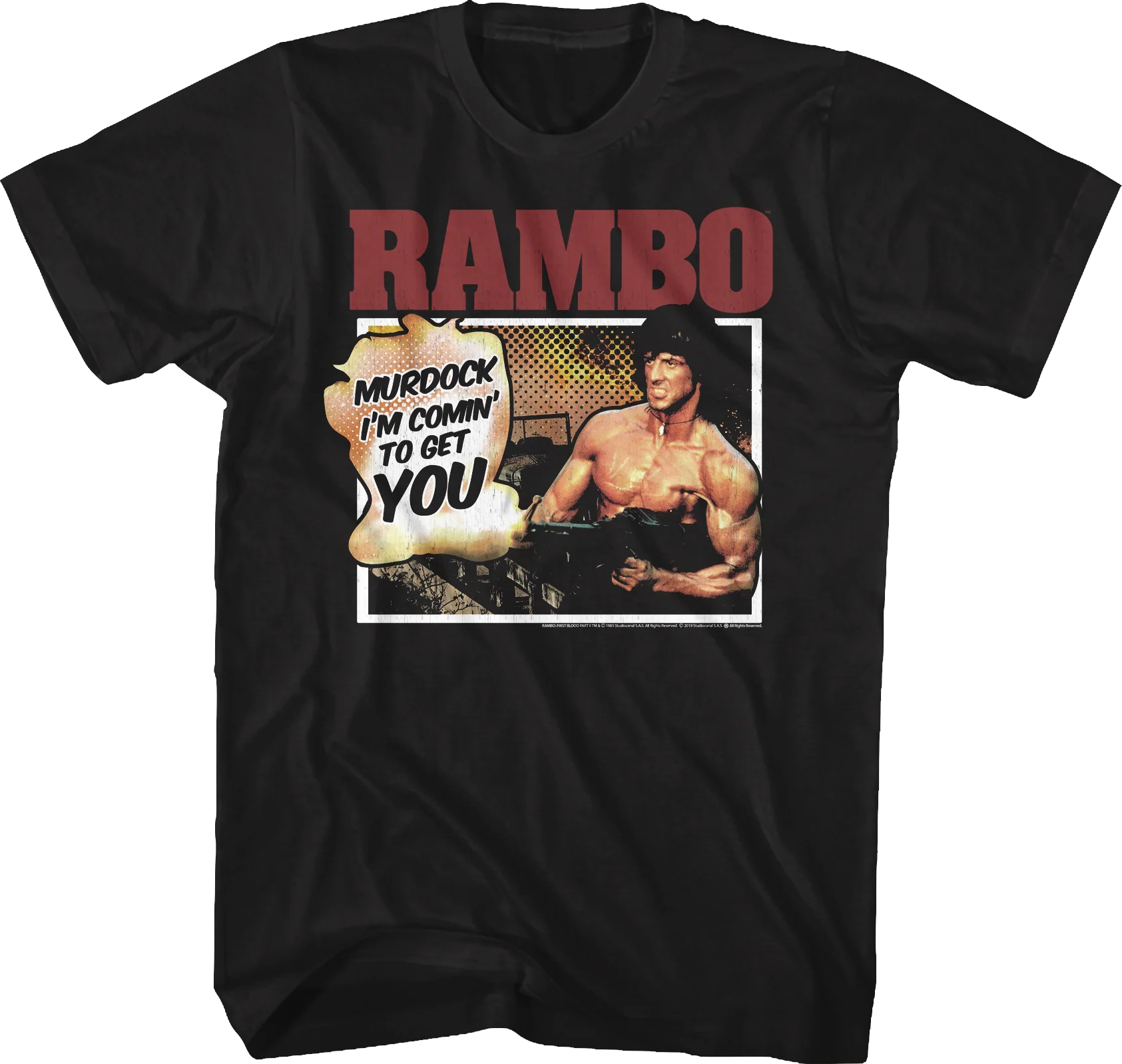 Murdock I'm Comin' To Get You Rambo T-Shirt