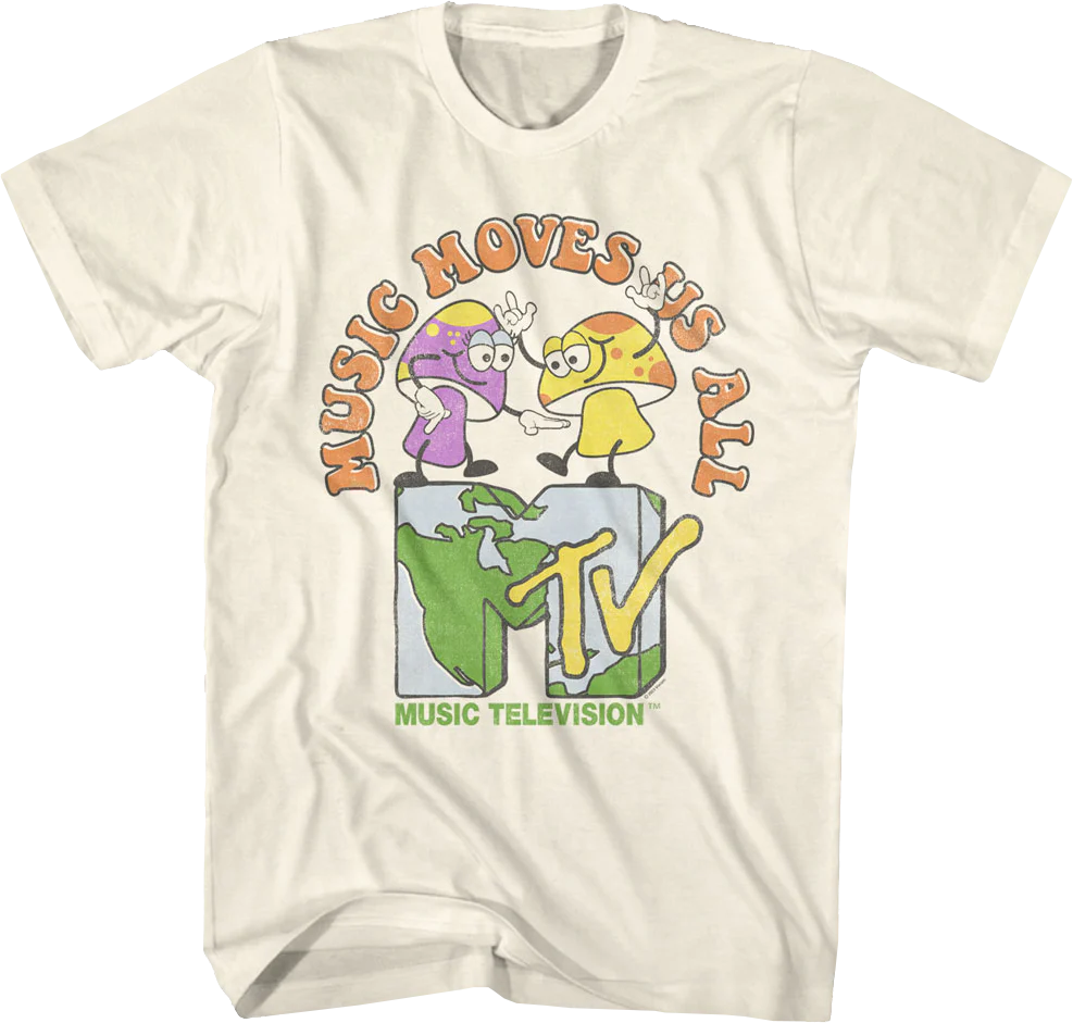 Music Moves Us All MTV Shirt