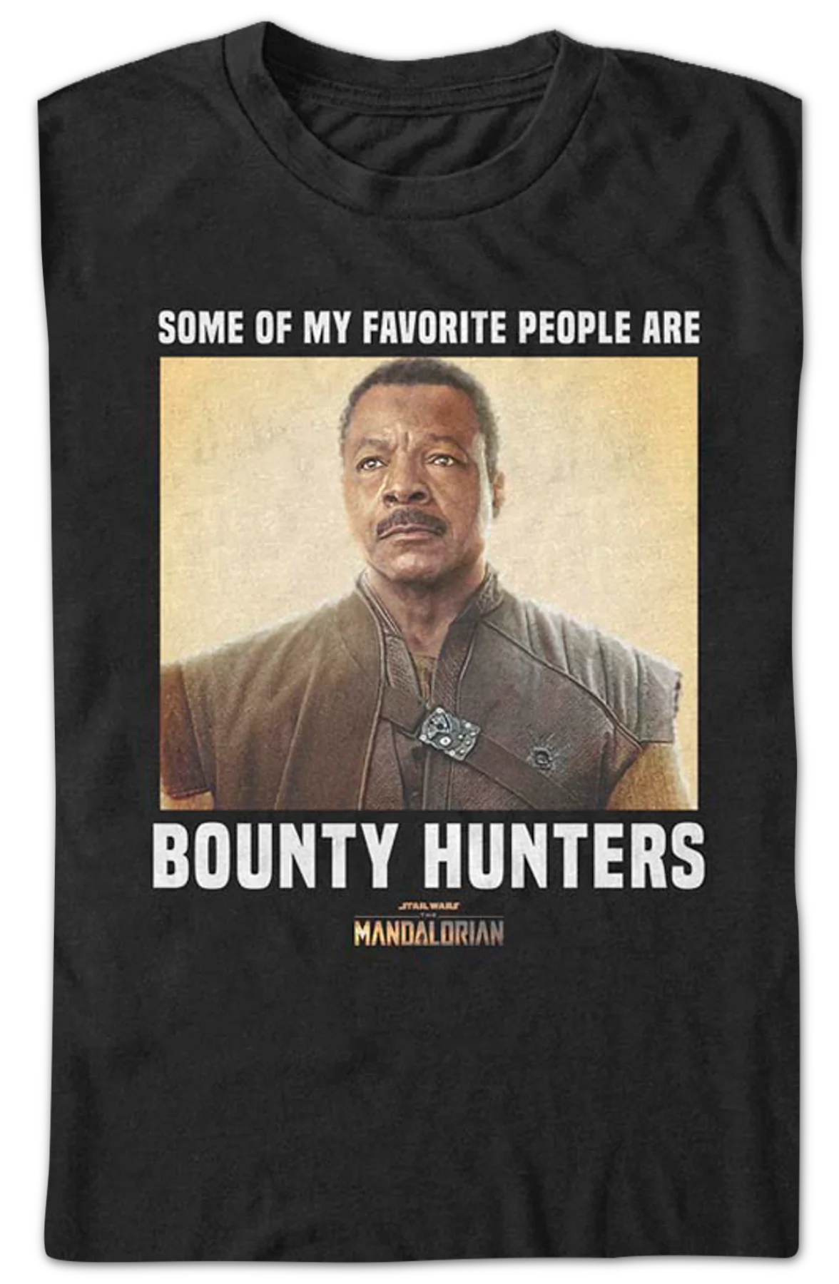 My Favorite People Are Bounty Hunters Mandalorian Star Wars T-Shirt - Image 2