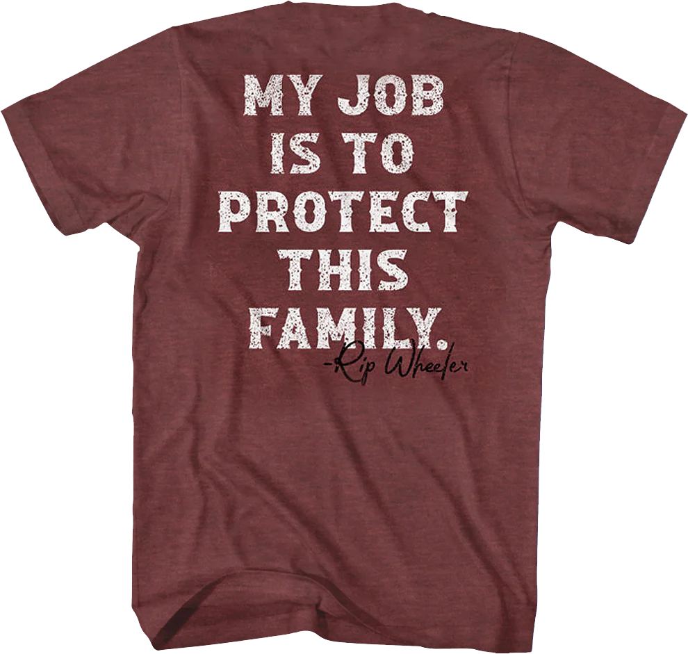 My Job Is To Protect This Family Yellowstone T-Shirt - Image 3