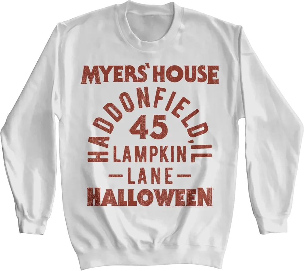Myers' House Halloween Sweatshirt