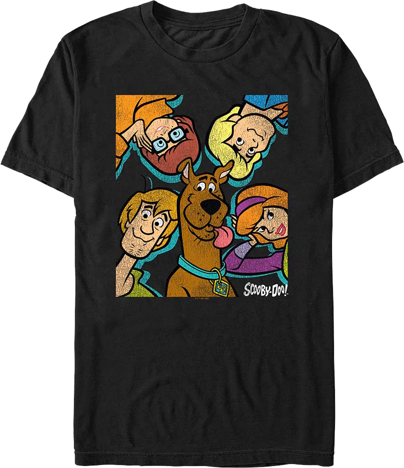 Mystery Inc. Heads Scooby-Doo T-Shirt