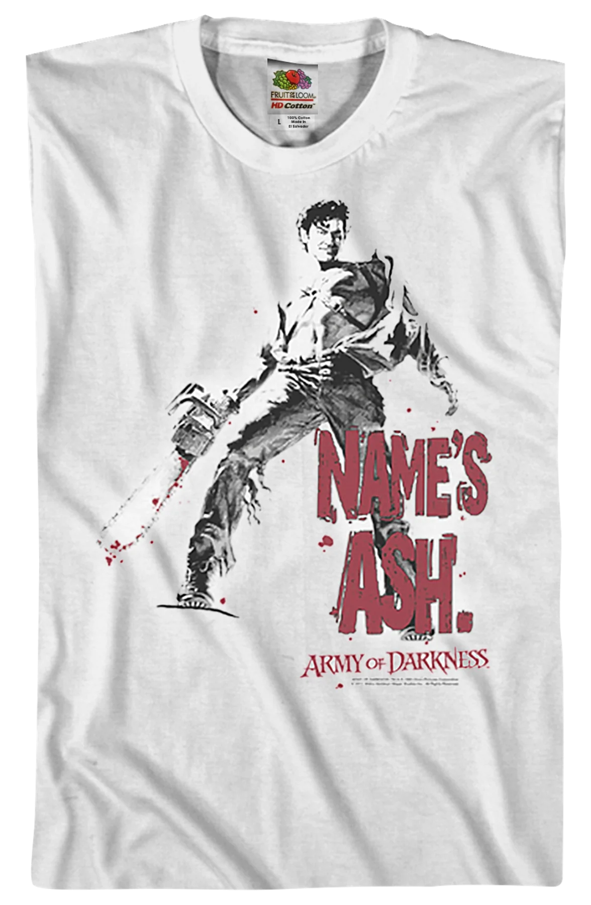 Name's Ash Army of Darkness T-Shirt - Image 2