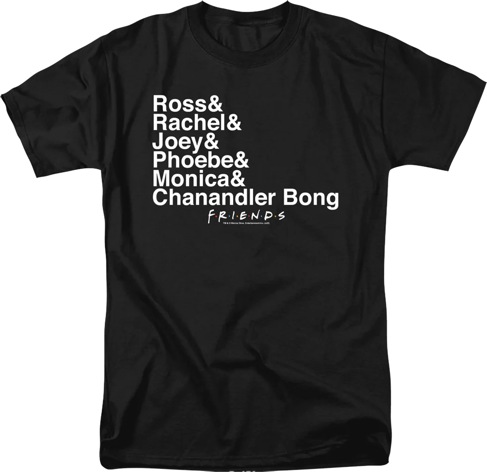 Names Friends T-Shirt
