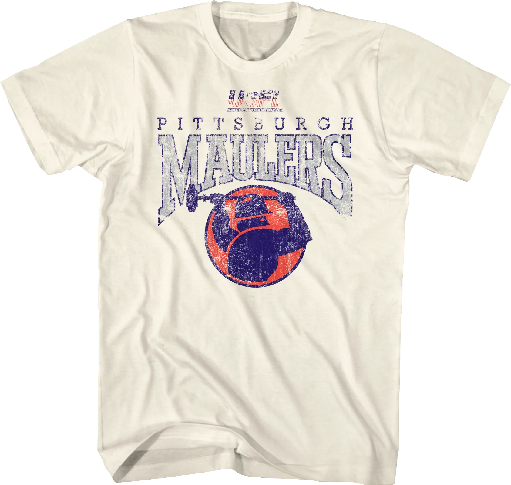 Natural Pittsburgh Maulers USFL T-Shirt
