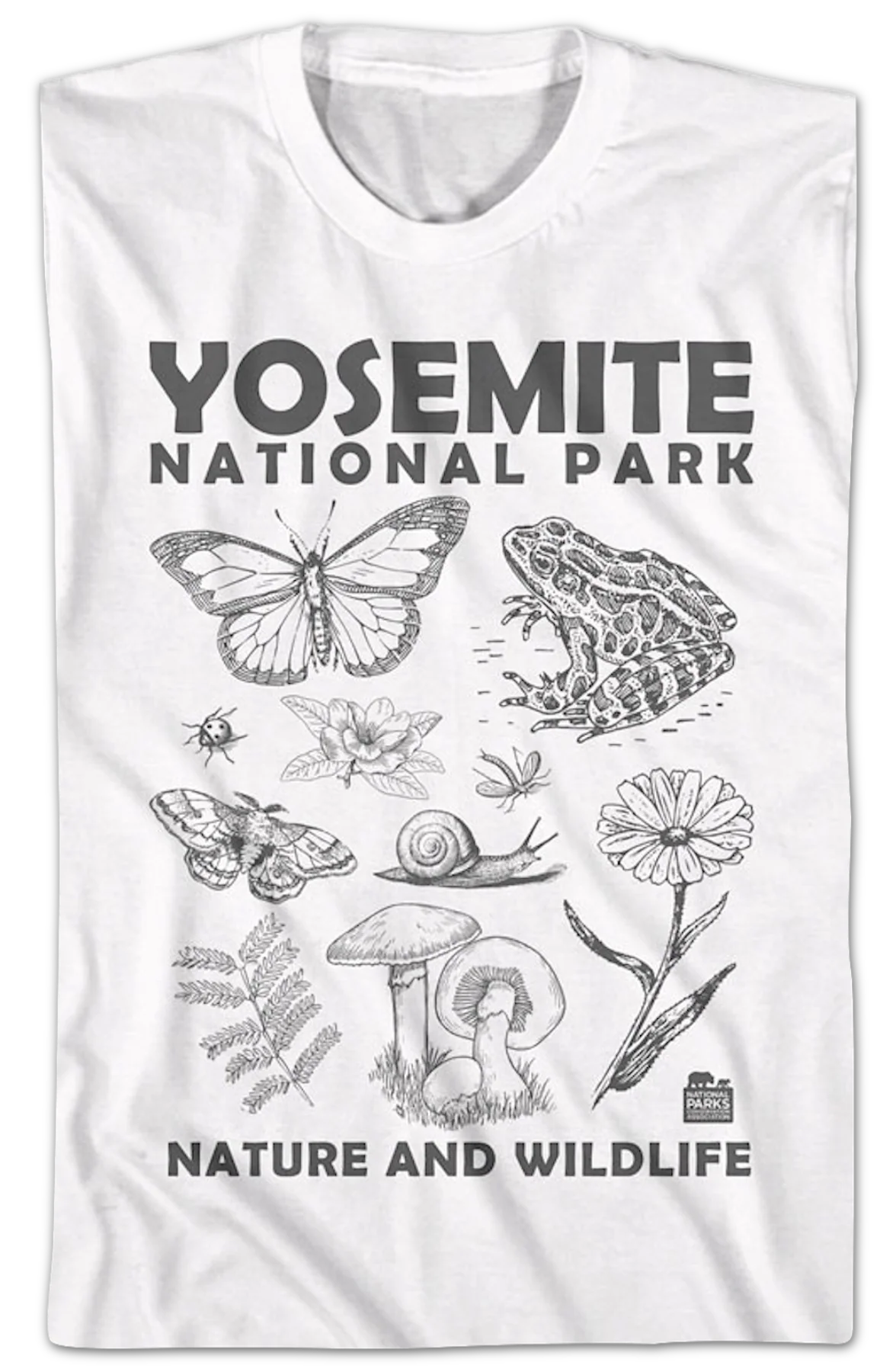 Nature And Wildlife Yosemite National Park T-Shirt - Image 2