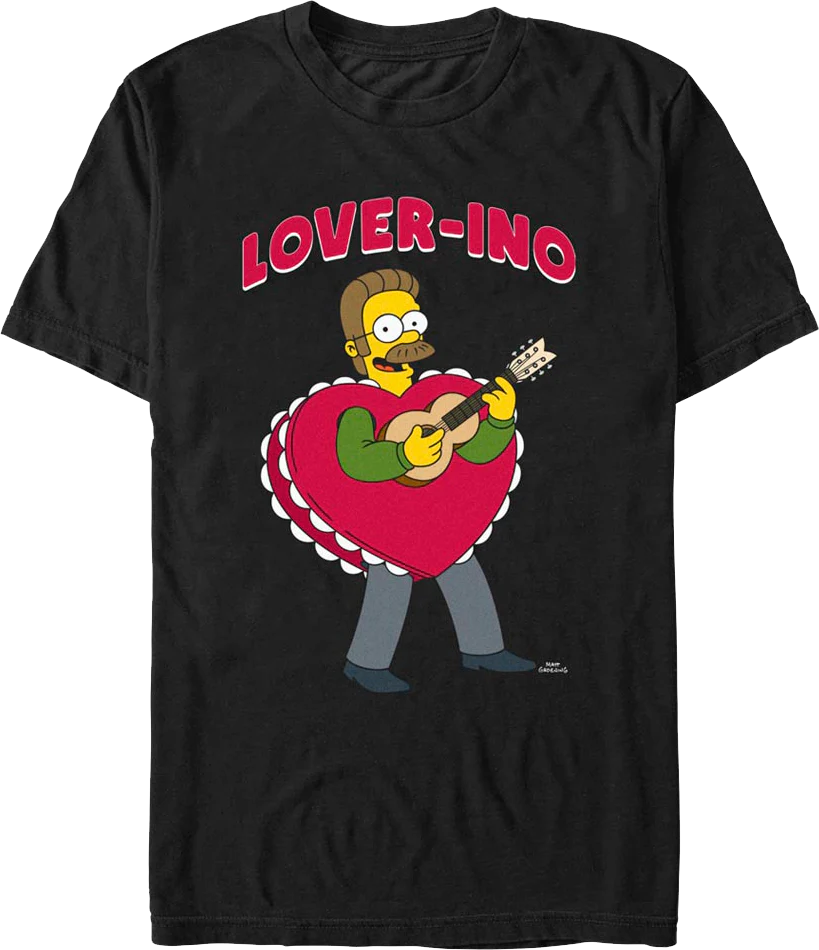 Ned Flanders Lover-ino Simpsons T-Shirt
