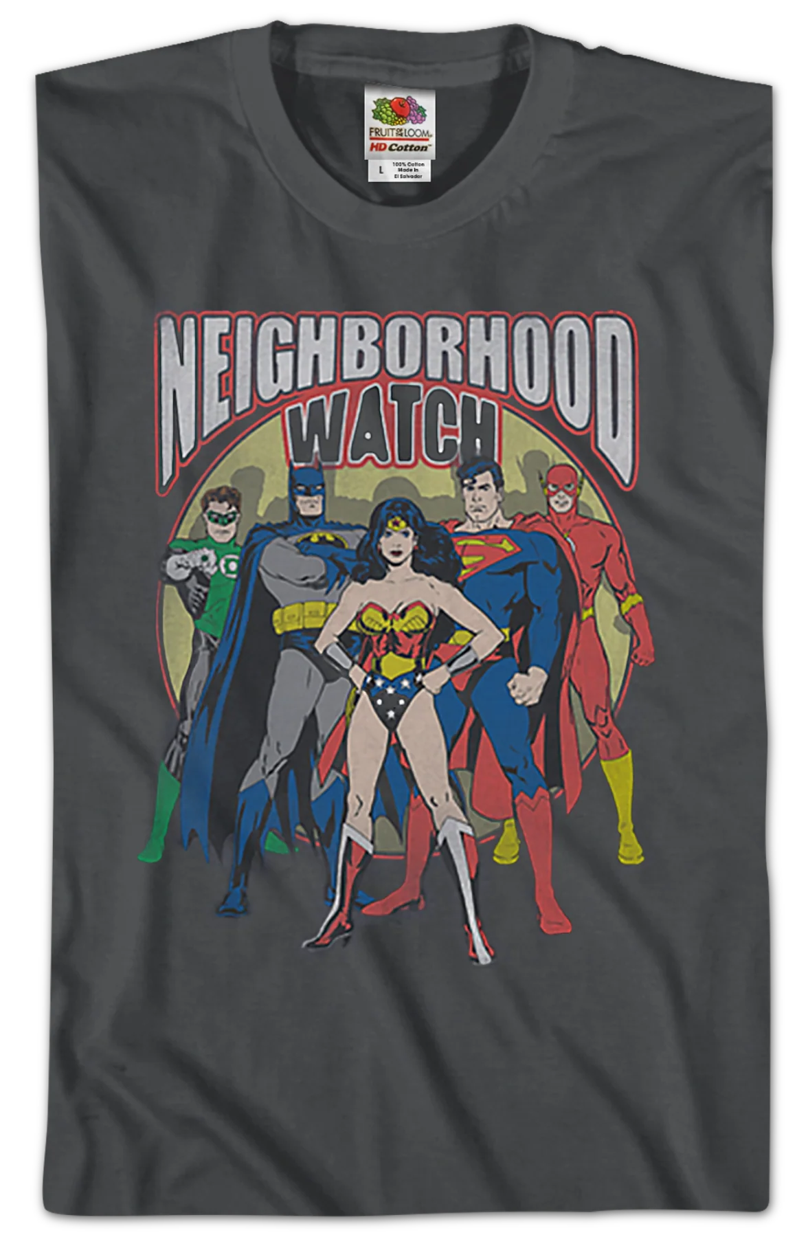 Neighborhood Watch Justice League T-Shirt - Image 2