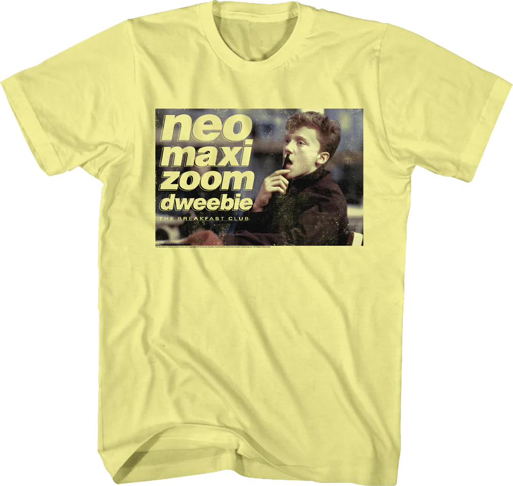 Neo Maxi Zoom Dweebie Breakfast Club T-Shirt