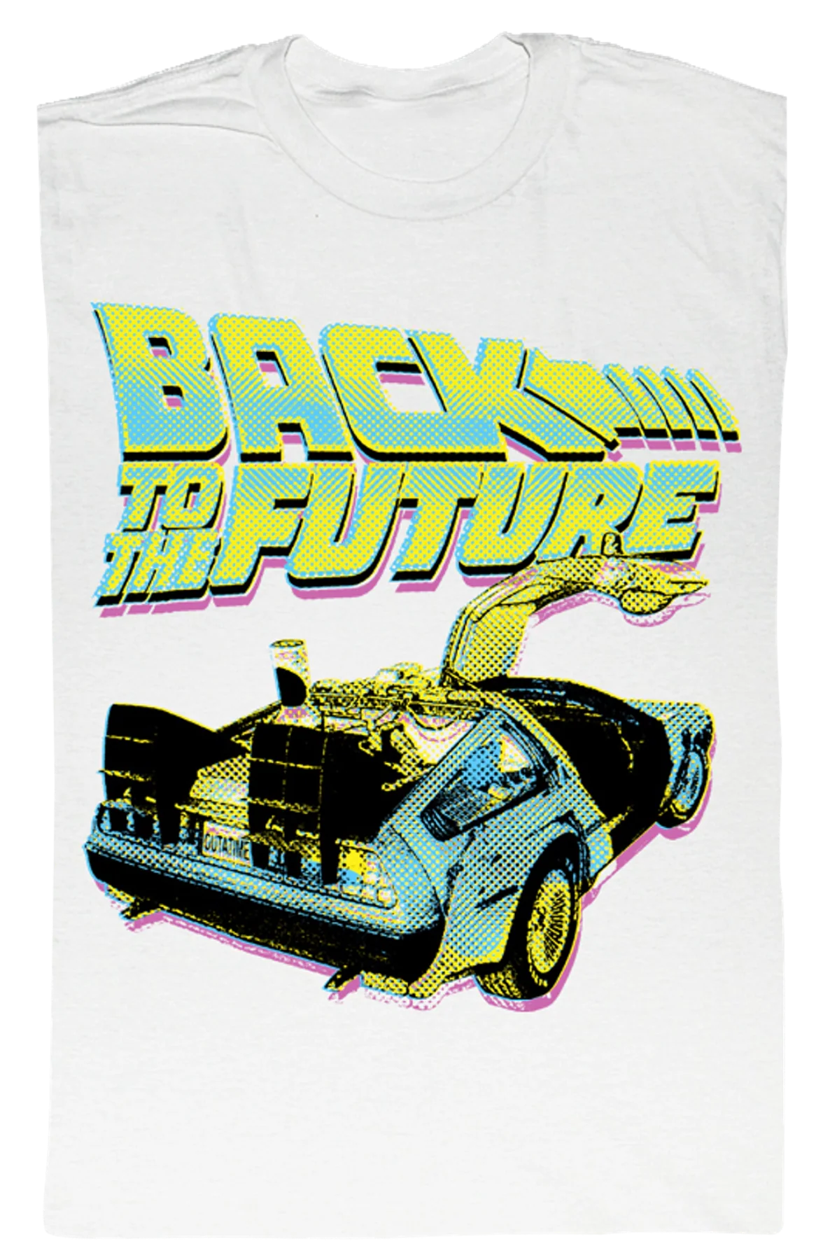Neon Back To The Future T-Shirt - Image 2