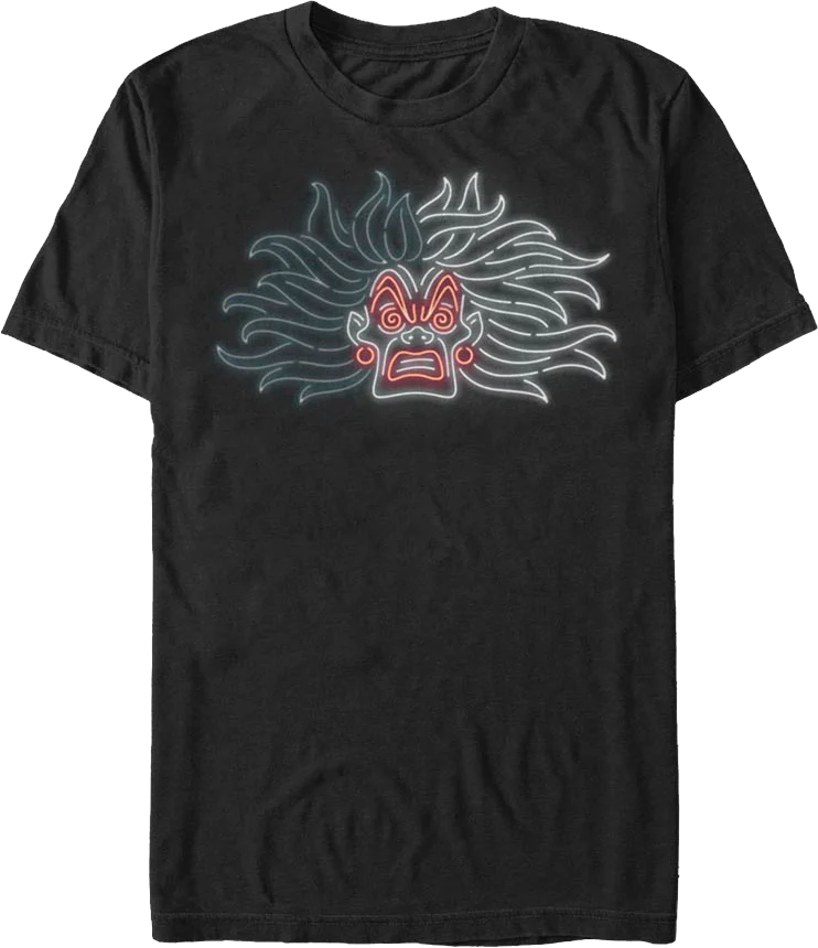 Neon Cruella De Vil 101 Dalmatians Disney T-Shirt