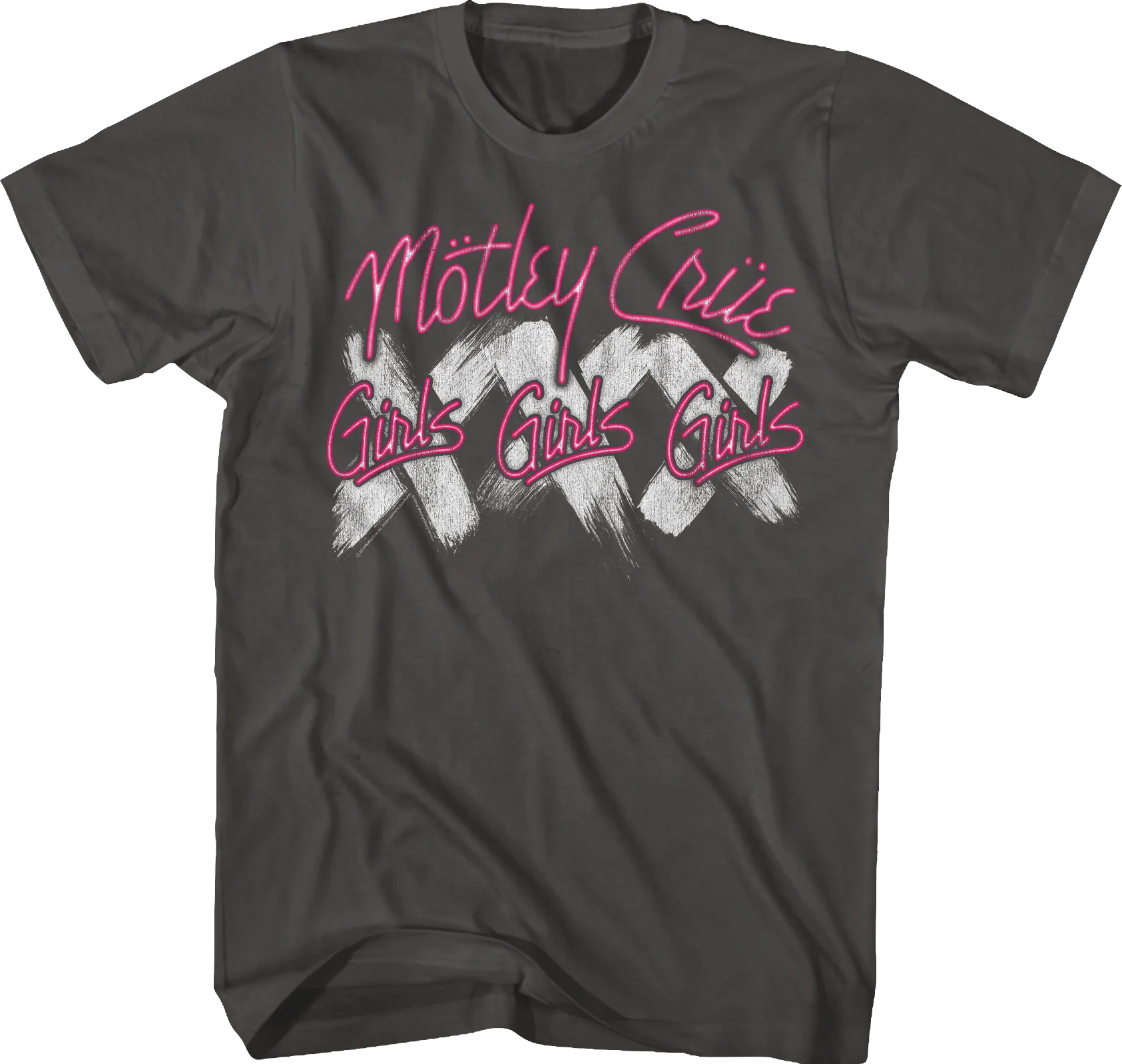 Neon Girls Girls Girls Motley Crue T-Shirt