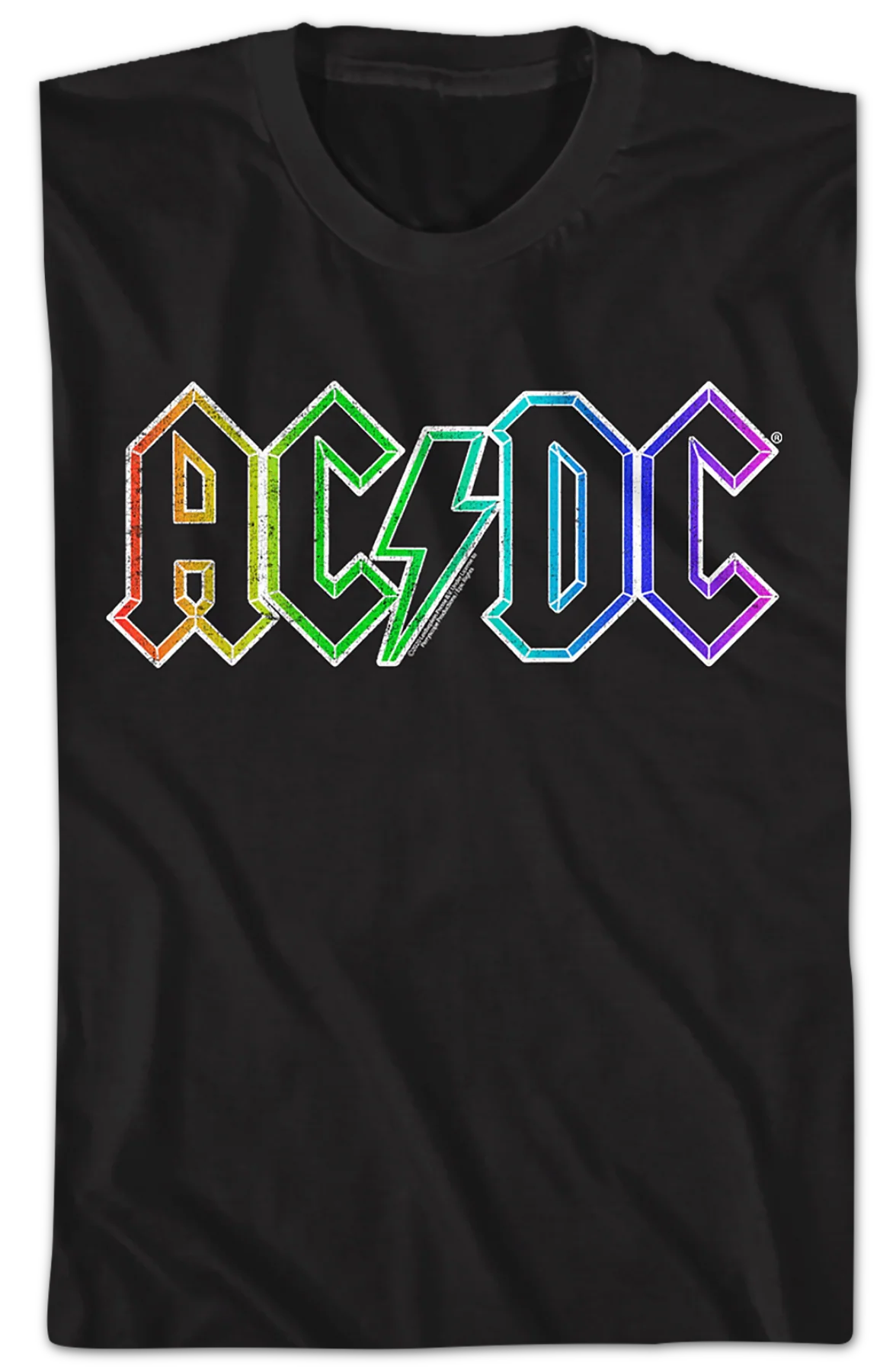 Neon Logo ACDC Shirt - Image 2
