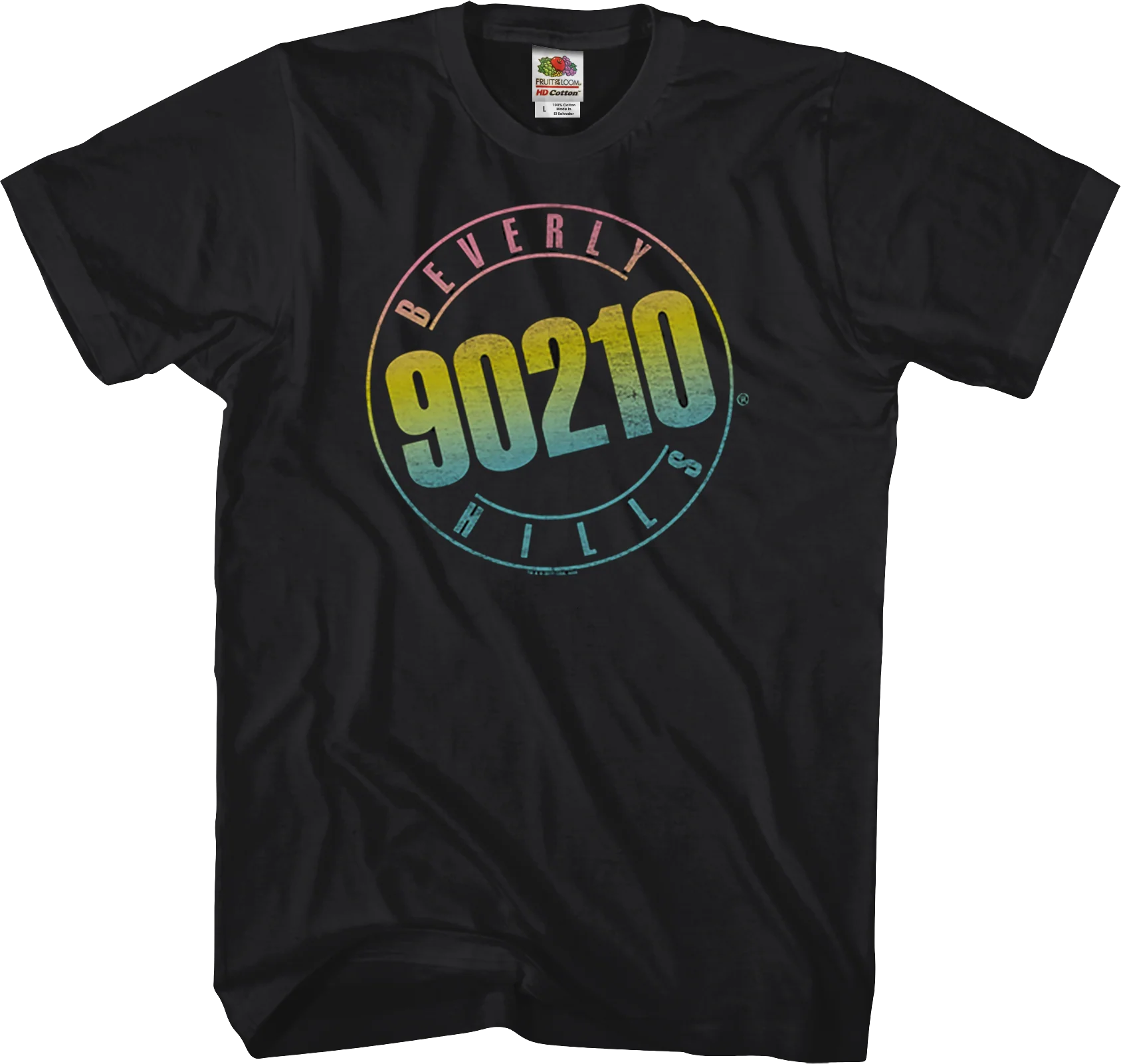 Neon Logo Beverly Hills 90210 T-Shirt